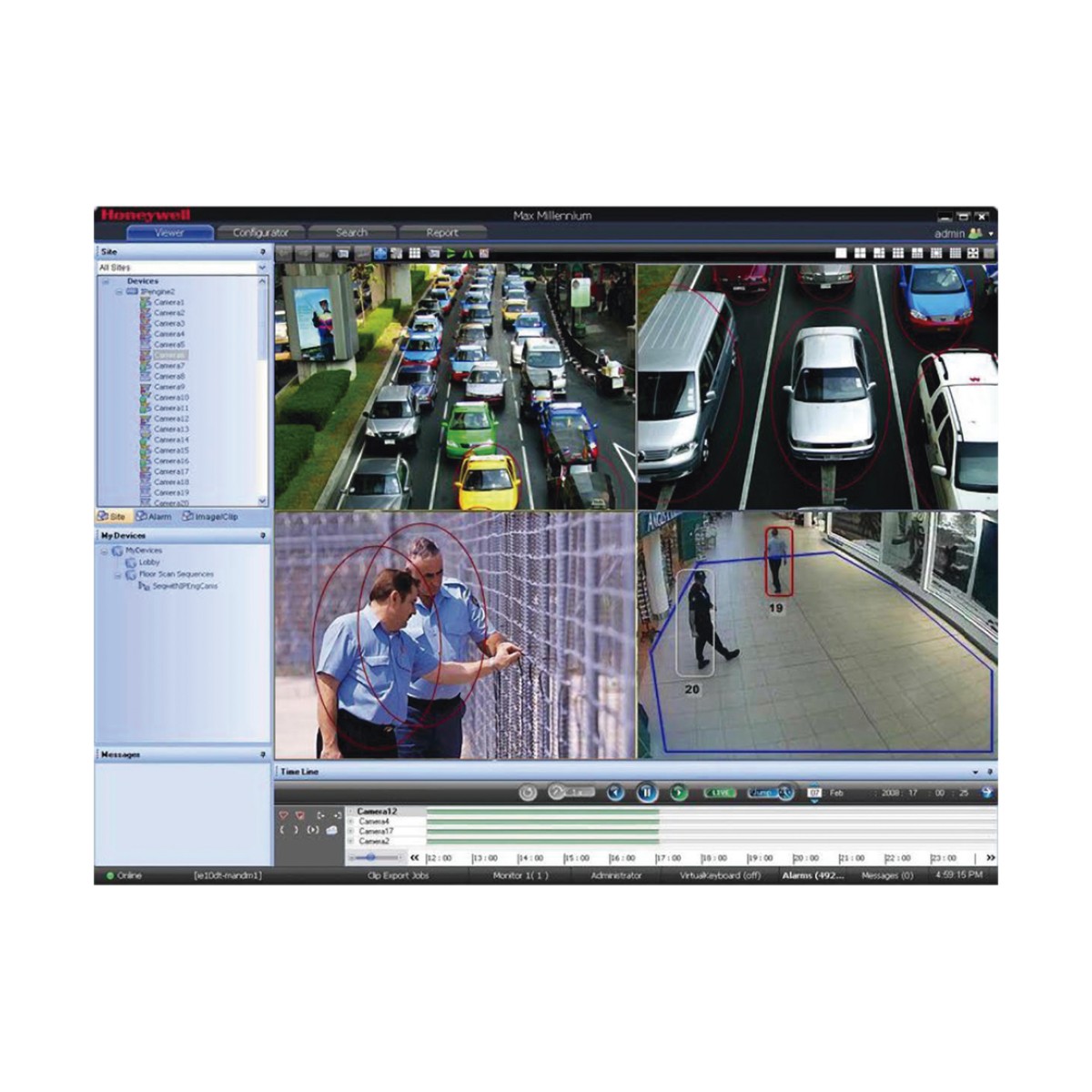 Licencia de cliente de visualización MAXPRO View para el sistema de gestión de video MAXPRO VMS
