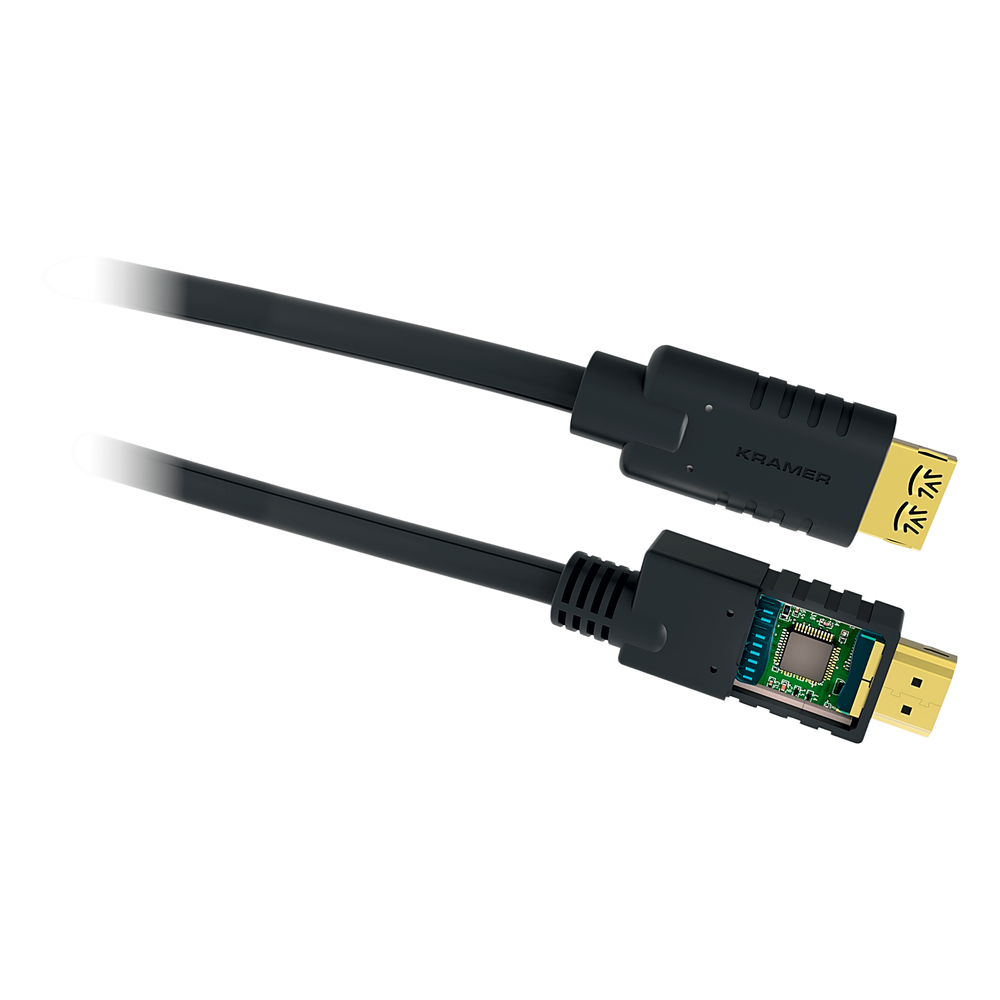 Cable HDMI Activo 4K a 60Hz | HDR, Triple Blindaje, K-Lock | CA-HM (10.70 mts / 35 ft)