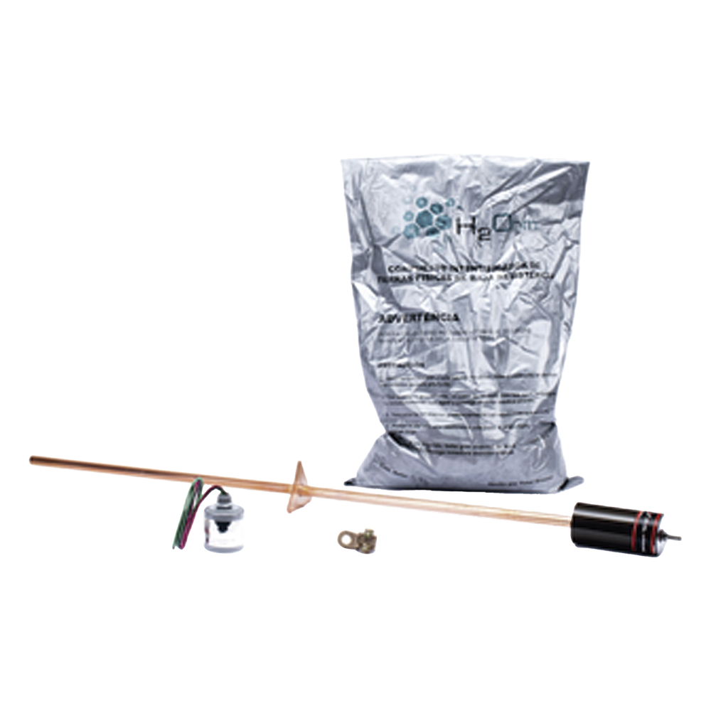 Kit de Tierra Física con Supresor de Descargas Atmosféricas en CD