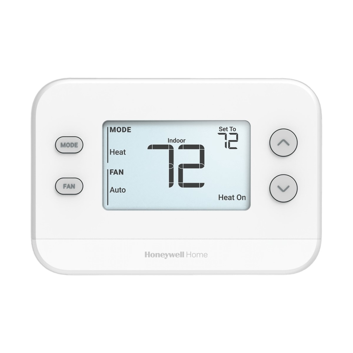 Termostato no programable de una etapa 1H/1C con placa de montaje UWP, serie FocusPRO N100