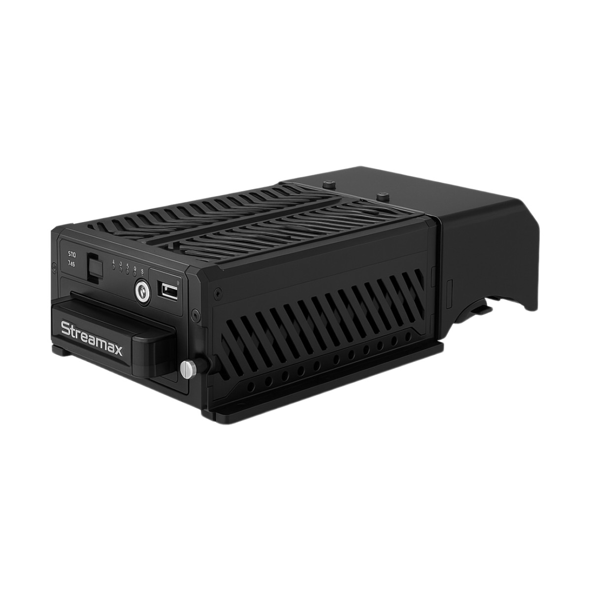 DVR Móvil / Multiplataforma / 4 Canales AHD 2 Megapixel + 4 canales IP / Almacenamiento en HDD / H.265 / Soporta 4G / WiFi / GPS