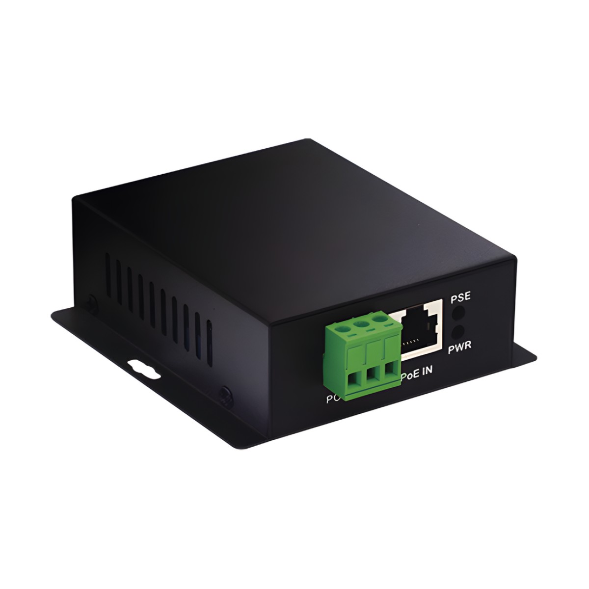 Convertidor PoE Industrial / Entrada PoE 802.3 af/at / Salida PoE pasivo 24V / Conexión plug and play / Alcance de hasta 100 metros / Ideales para Enlaces Inalámbricos