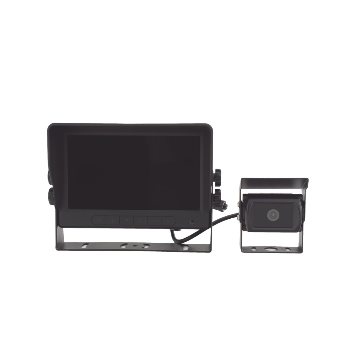 Cámara de Reversa Alámbrica y Monitor para Vehículos de Trabajo y Montacargas con Inteligencia IA Para la Detección de Peatones
