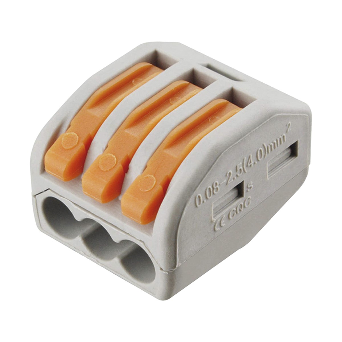 Conector Compacto para 1 Cable de Entrada 2 Cables de Salida / Cables Compatibles 12AWG-28AWG