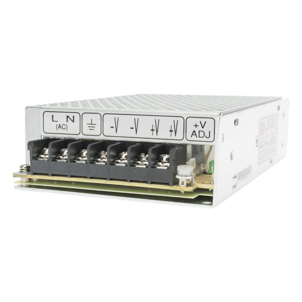 Fuente de Poder Industrial Conmutada 100W de Potencia, 24Vcc, 4.5A