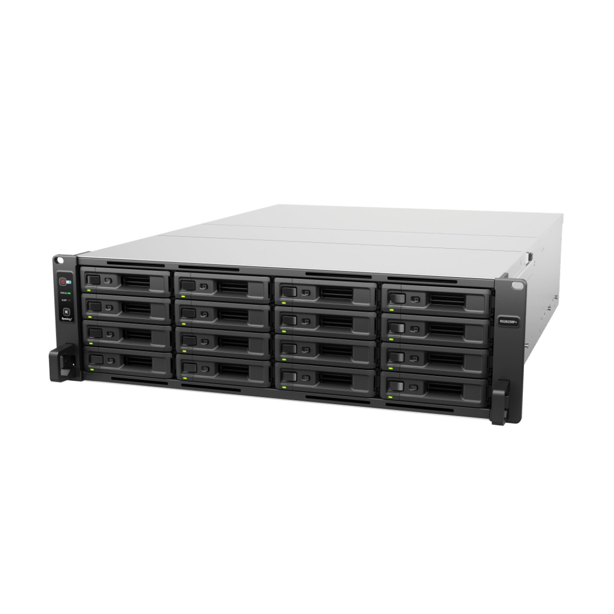 Servidor de Almacenamiento RackStation RS2825RP+ | 16 Bahías | 3U | Hasta 560 TB | Rendimiento 3,519/1,790 MB/s | Fuentes de Alimentación Duales | Expansión PCIe | Compatible con Virtualización y Vigilancia.