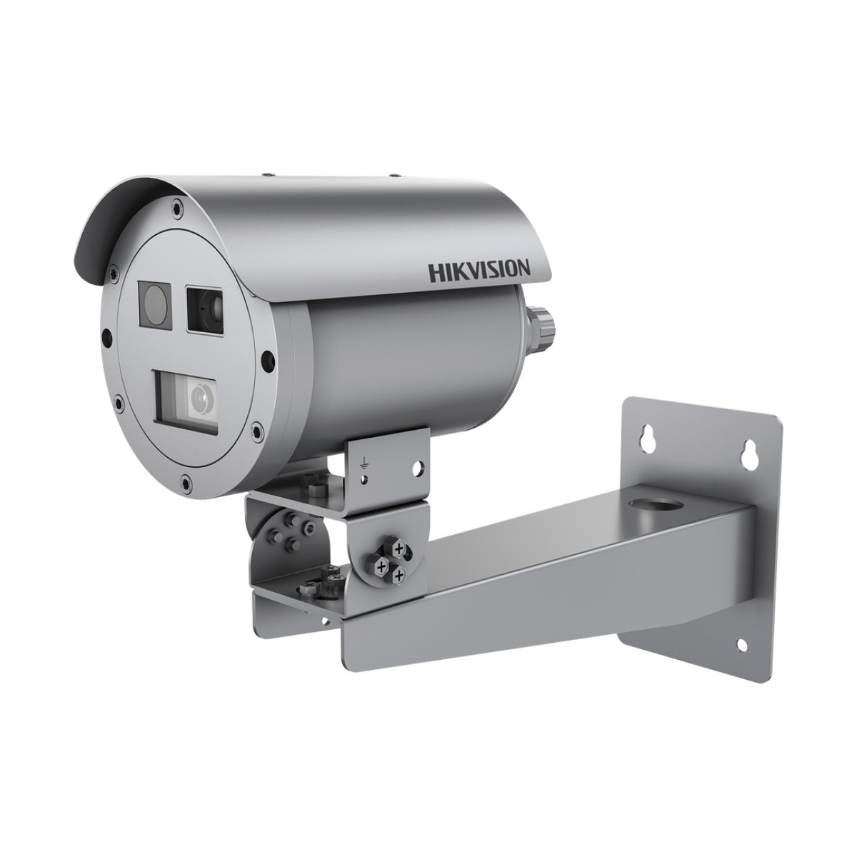 Bala IP Térmica Dual / Termico 7 mm (256 X 192) + Óptico 4 mm (4 MP) / Termométrica / Detección de Temperatura / IP68 / 30 mts IR / Antiexplosión / Anticorrosión