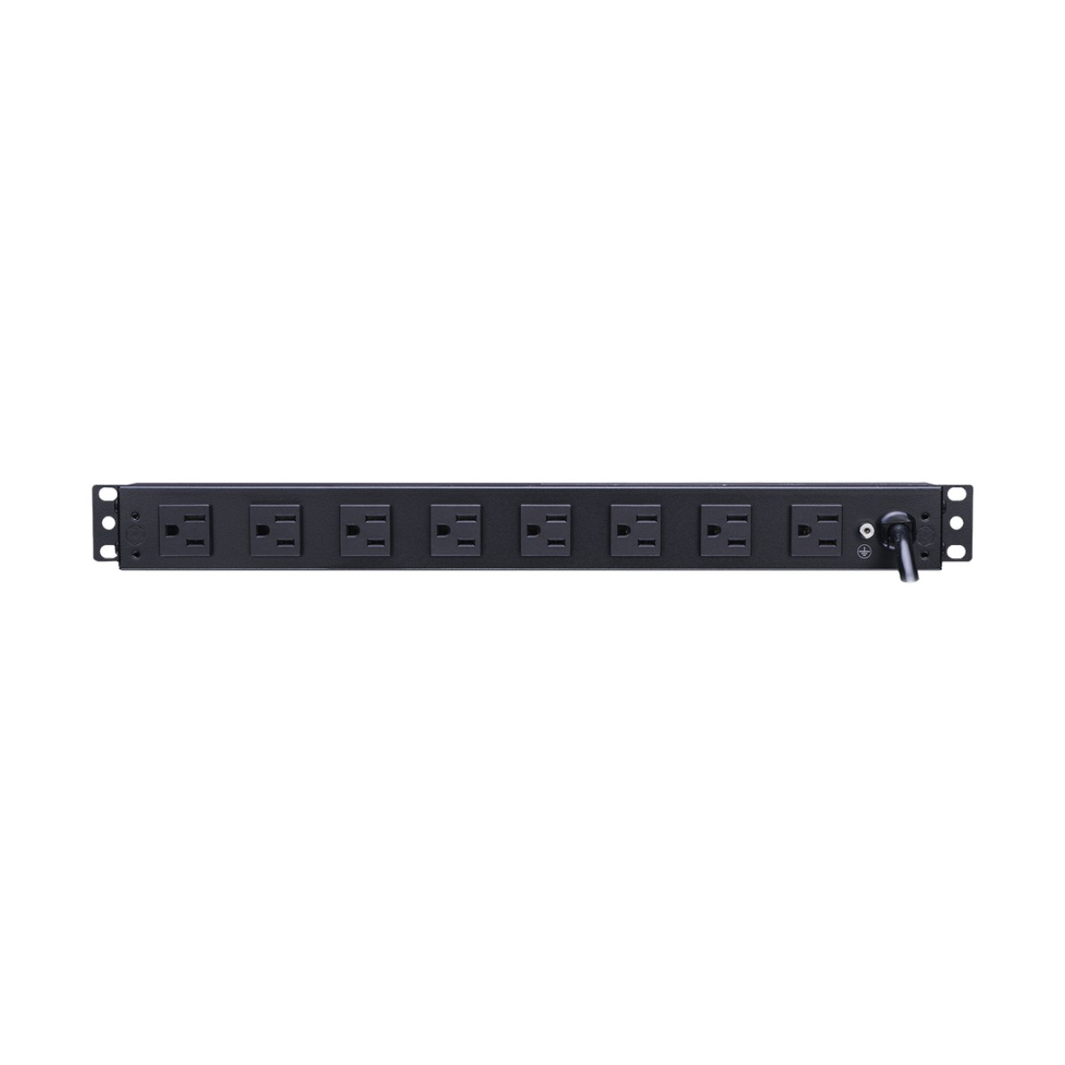 PDU Básico Para Distribución de Energía, Con 8 Tomas NEMA 5-15R Traseras, 1UR, 15 Amp, 120 Vca