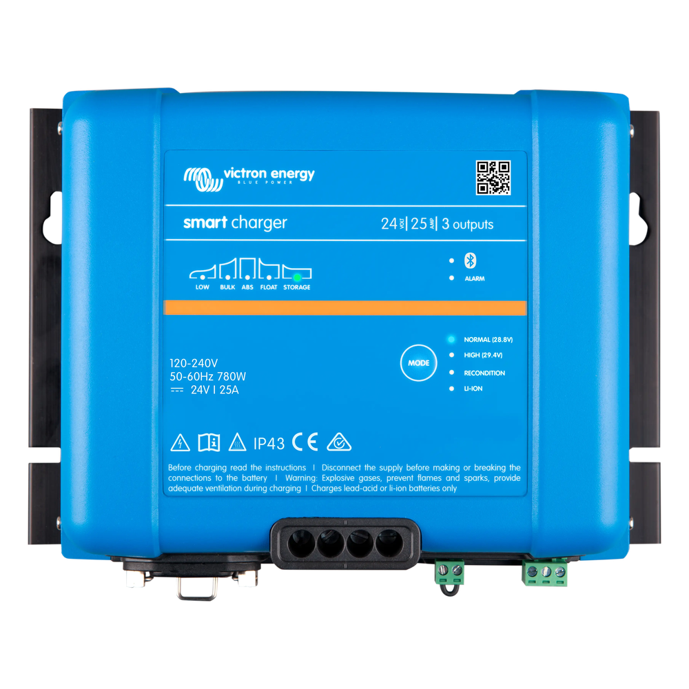 Phoenix Smart IP43 24/25 / Cargador de Baterías 24V, 25A / Para Ambientes Marinos y Terrestres. /  Para baterías de Plomo y Litio