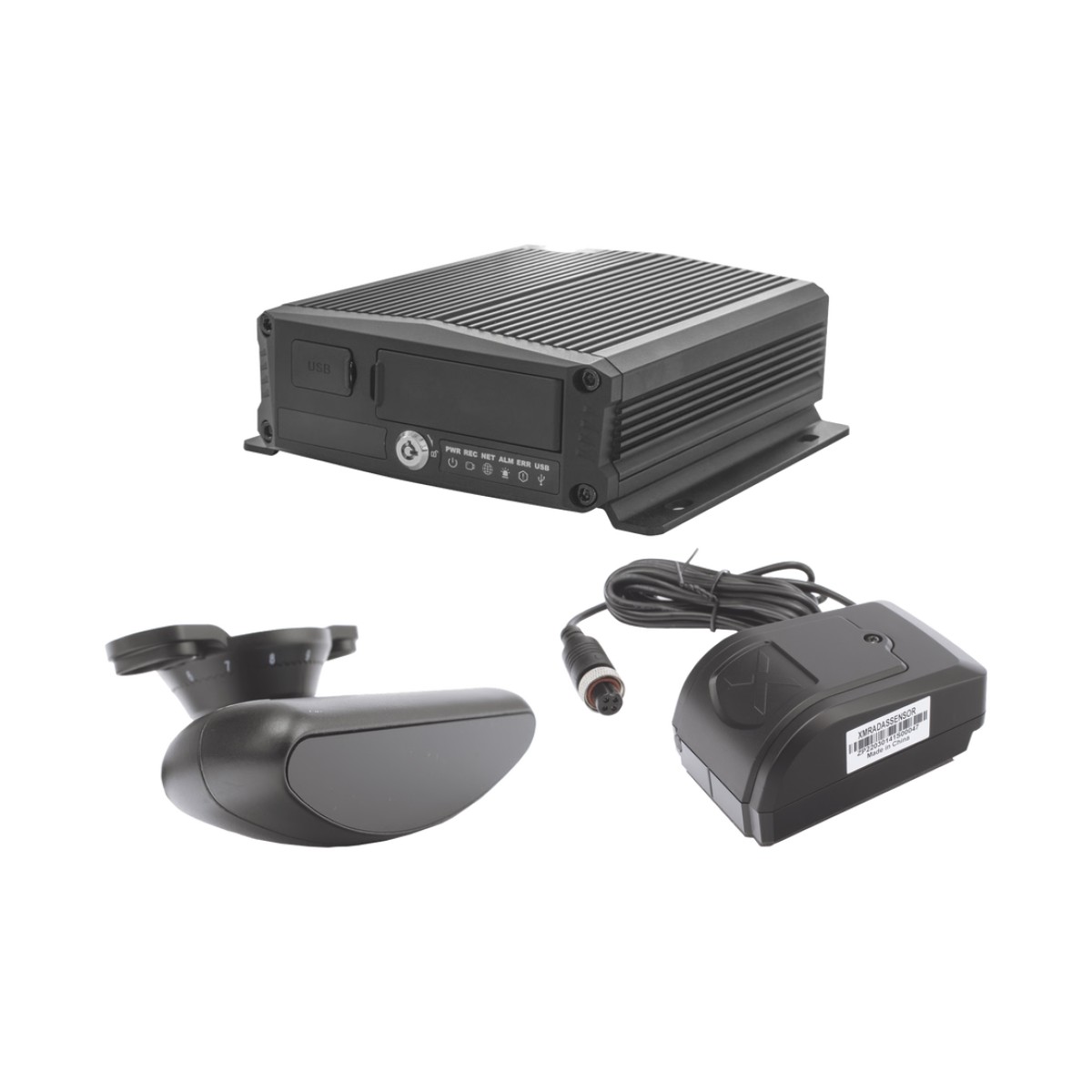 KIT IA MDVR Streamax / incluye sensor ADAS / incluye sensor DSM / MDVR tiene conexiones 4G WIFI y GPS. identifica el comportamiento del conductor