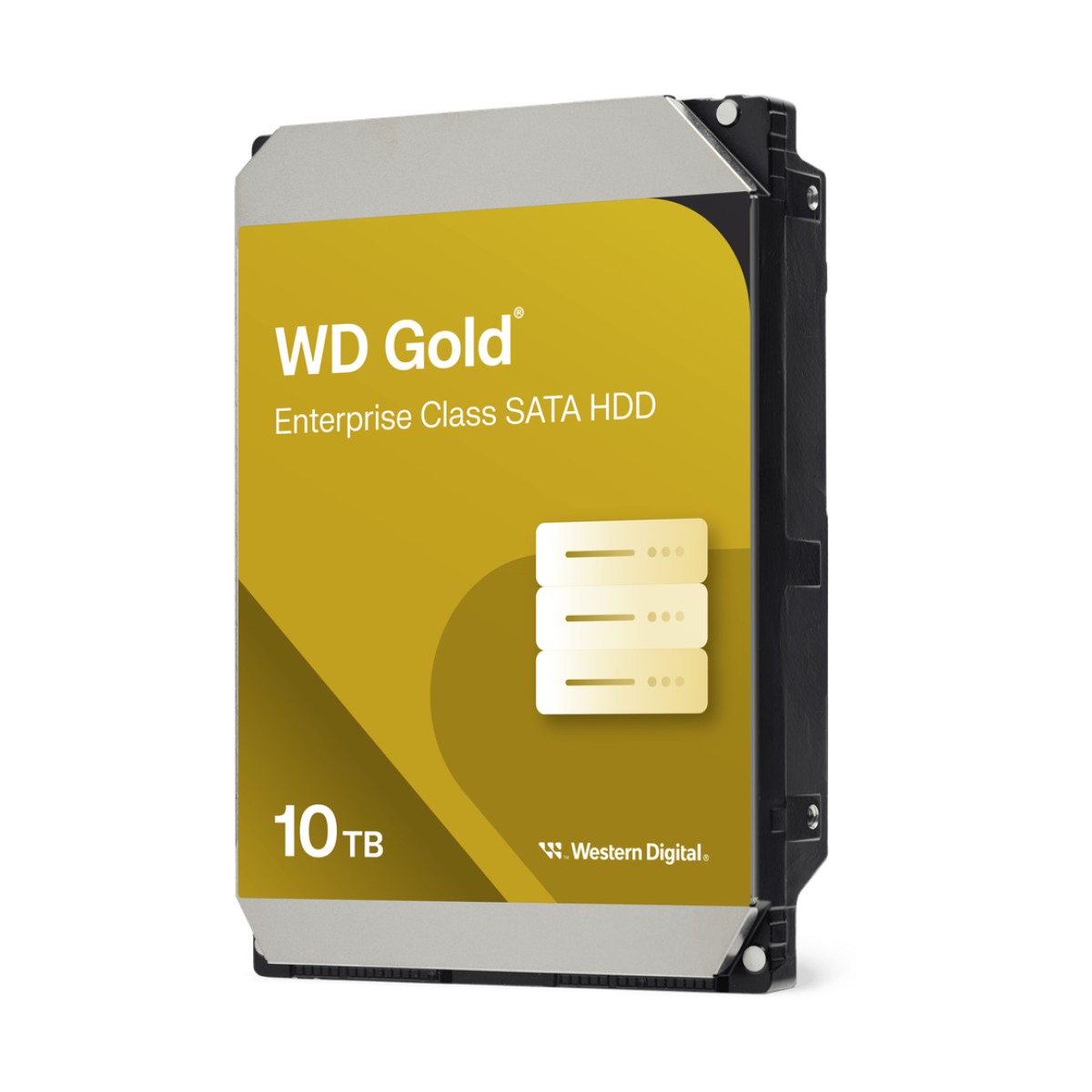 Disco Duro Empresarial WD Gold / SATA 6 Gb/s / 10 TB / 7200 RPM / Tecnología HelioSeal / ArmorCache / 5 Años Garantía / 2.5M Horas MTBF