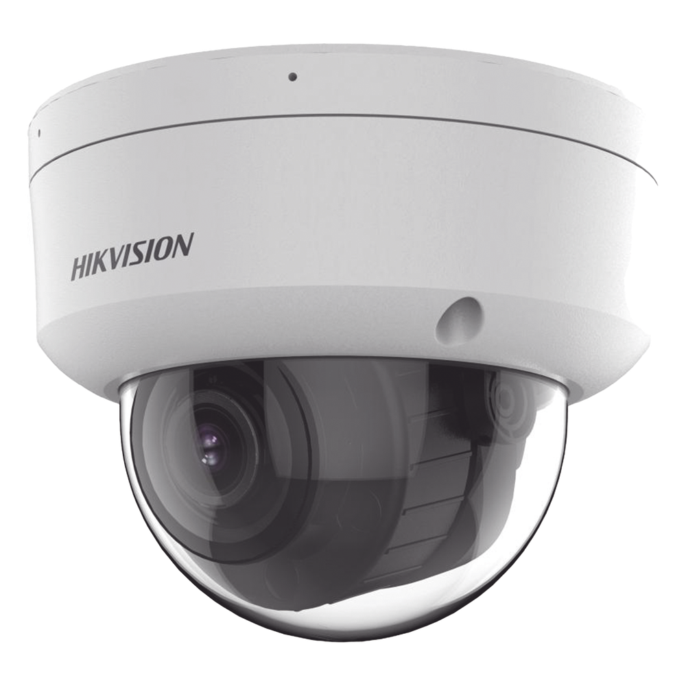 [Dual Light + 2 Micrófonos Integrados] Domo IP 2 Megapixel / Lente Mot.  2.8 A 12 mm / 40 mts Luz Blanca + 40 mts IR) / ACUSENSE / Exterior IP67 / IK10 / WDR 120 dB / PoE / ONVIF / Alarmas I/O / Micro SD / Metal / ACUSEEK