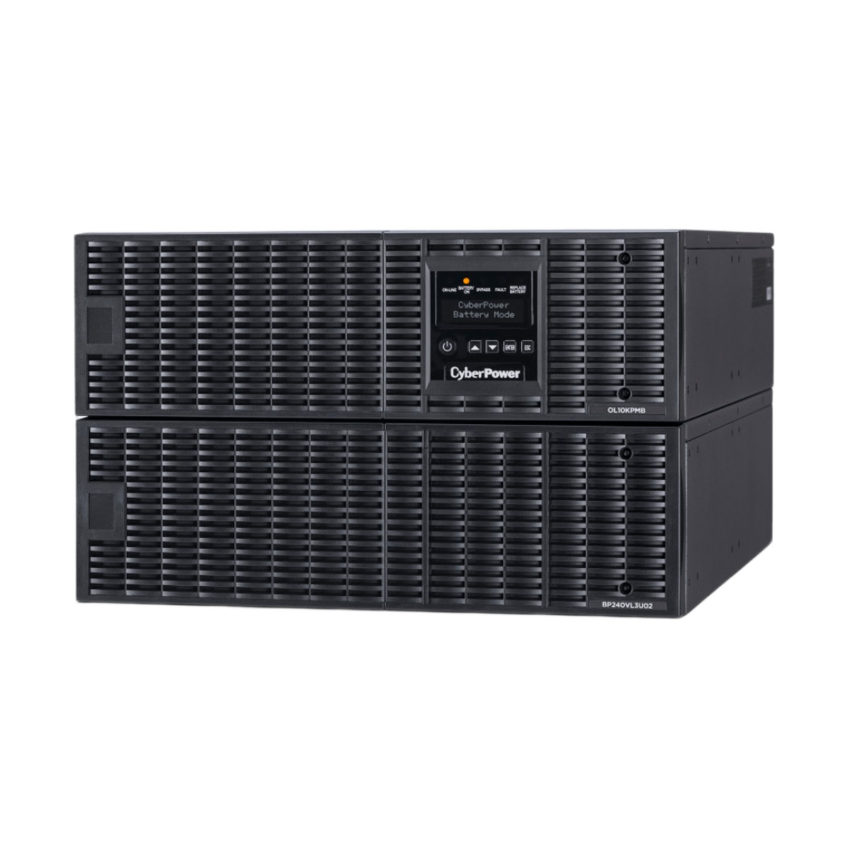 UPS de 10000 VA/10000 W, Online Doble Conversión, 200 - 240 Vac de Entrada, 200 - 240 Vac de Salida, Terminal Hardwired, Onda Senoidal Pura, Torre o Rack de 6 UR, Con 3 Tomas NEMA L6-30R