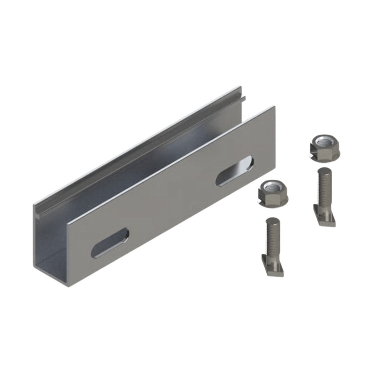 N Connector / Cople de Aluminio para N Rail 4.72 / Acero Inoxidable /