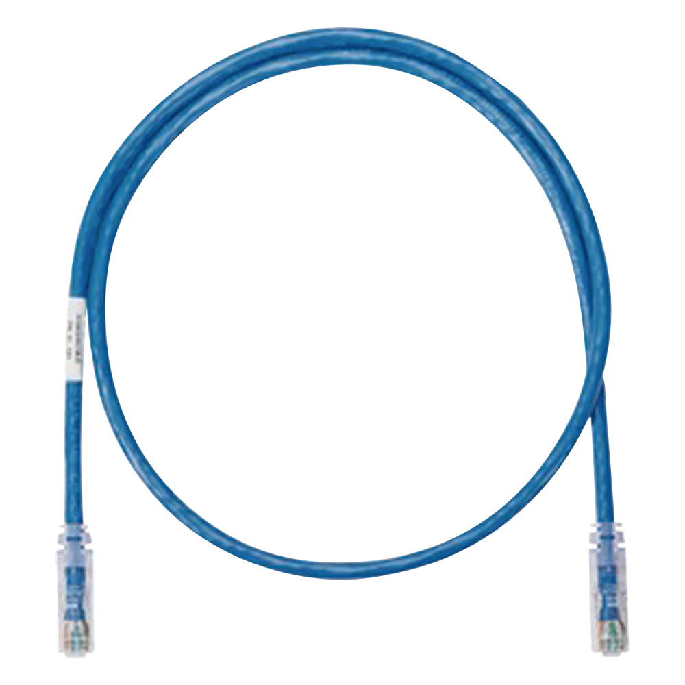 Cable de Parcheo UTP Categoría 6, con Plug Modular en Cada Extremo - 1 Metro (3.28 Pies) - Azul