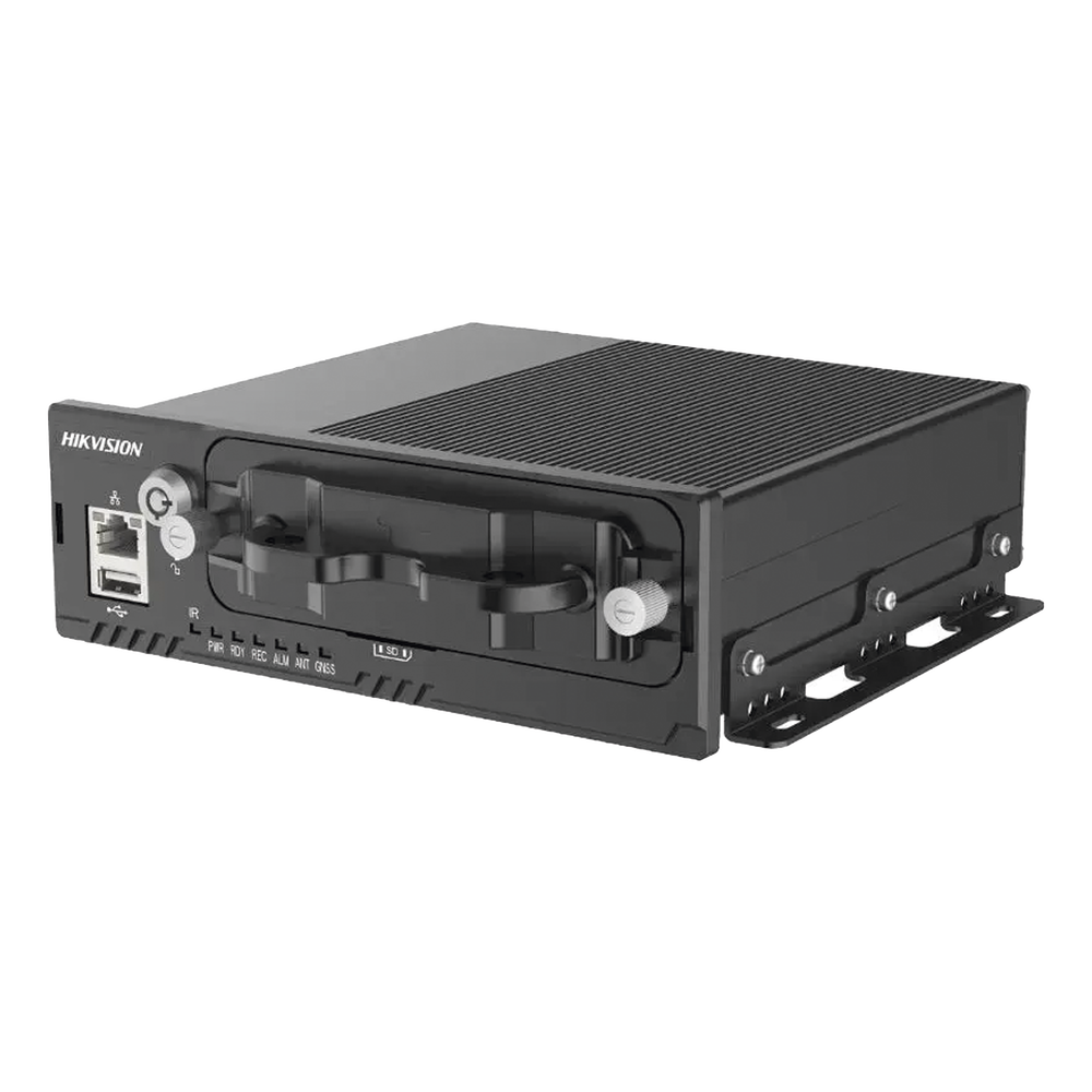 DVR Móvil 1080P (2 Megapixel) / 4 Canales TURBO + 4 Canales IP / GPS Integrado / Sensor G / IA ADAS-DSM-BSD / 9-36 Vcc