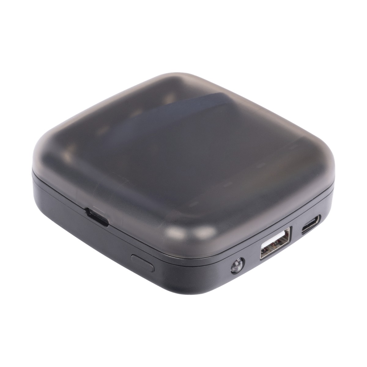 Power bank y Cargador para baterías 2 en 1,  carga individual y/o  simultánea hasta 4 baterías,  (AA y AAA, Ni-MH y Li-Ion)