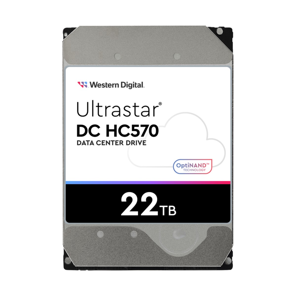 Disco Duro Data Center Ultrastar / 22 TB / 7200 RPM / 6 Gb/s SATA - 12 Gb/s SAS / HelioSeal con Helio / OptiNAND con Flash iNAND / ArmorCache / 2.5M Horas MTBF / 5 Años Garantía