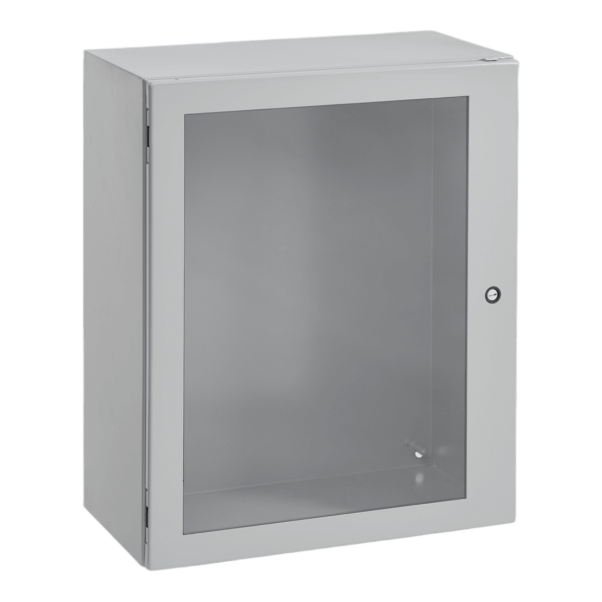Gabinete Concept con Puerta de Ventana / 508 x 508 x 203 mm (20 x 20 x 8 in) / NEMA 4/12 / IP66 / Acero Gris Claro RAL 7035