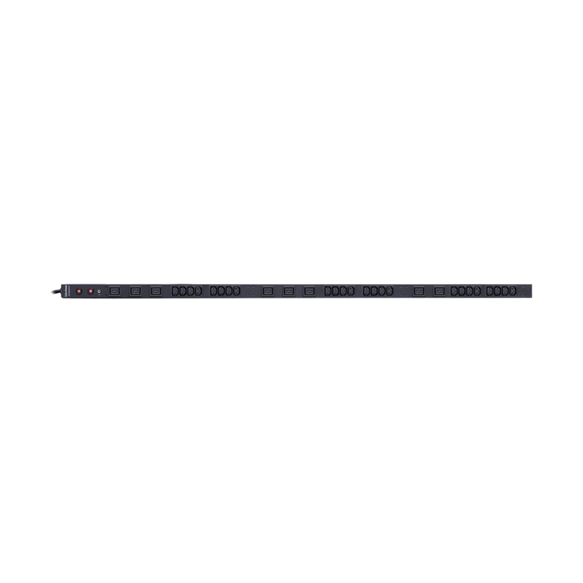 PDU Básico para Distribución de Energía, Entrada 200-230 Vca NEMA L6-30P, Con 24 Tomas C13 y 8 C19, de Instalación Vertical, 30 Amp, 220 Vca