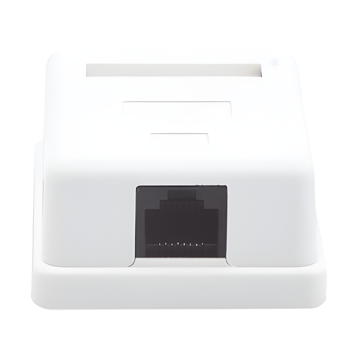 Caja de Pared con 1 Puerto Keystone, Incluye Jack Cat5e