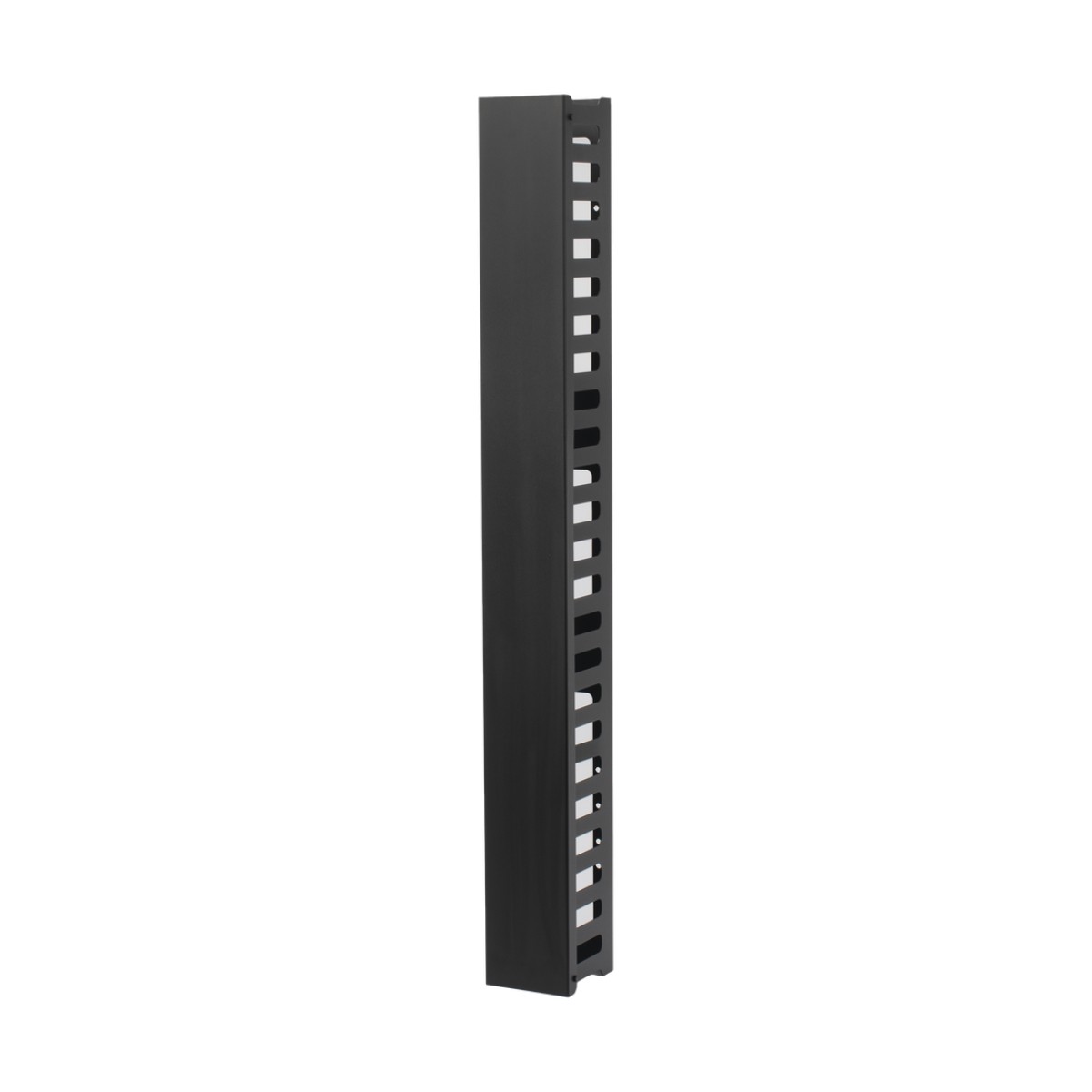 Organizador de Cable Vertical de 24 Unidades Rack Sencillo, Compatible con Racks Serie EIRL y EIQR