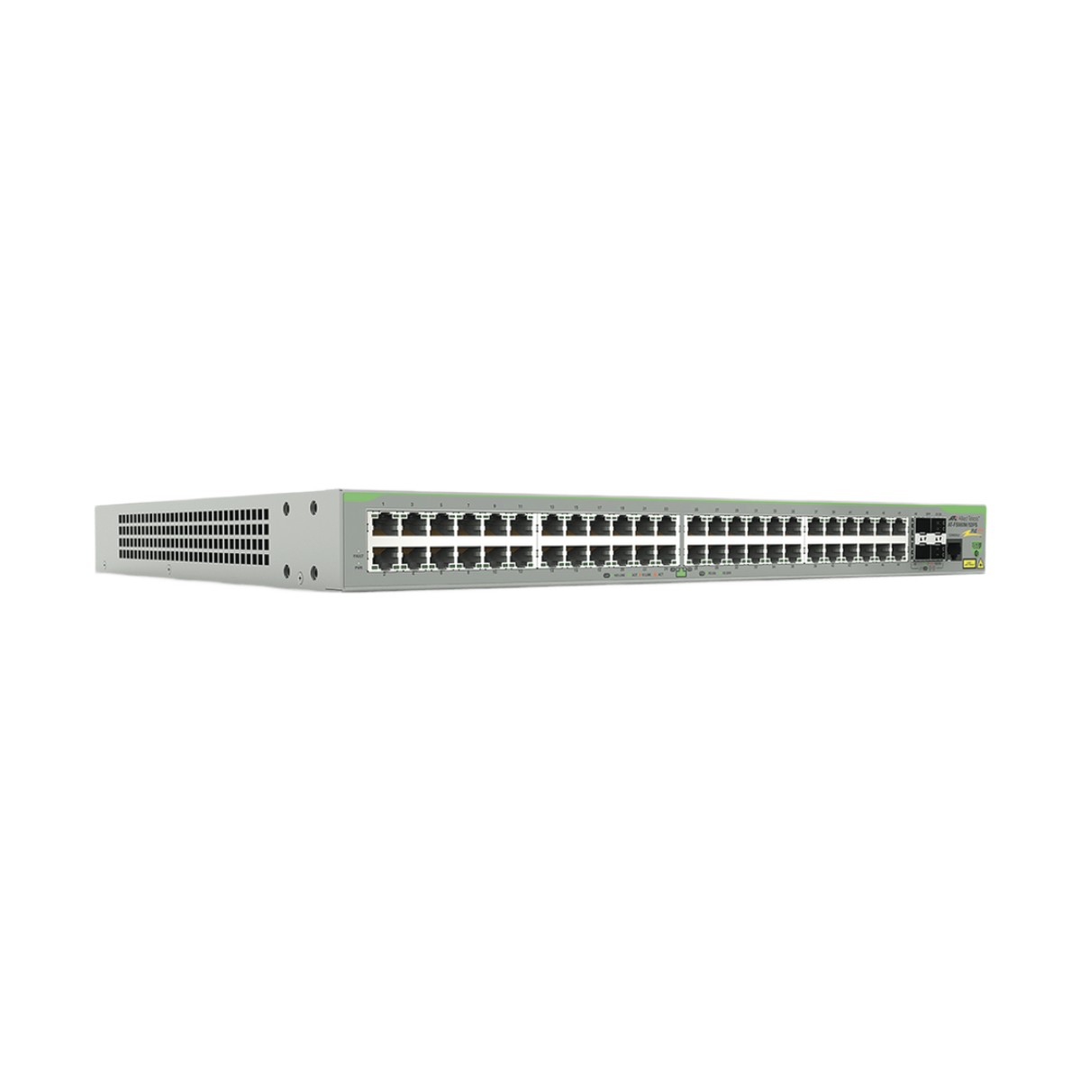 Switch PoE+ Administrable CentreCOM FS980M, Capa 3 de 48 Puertos 10/100Mbps + 4 SFP Gigabit, 375W
