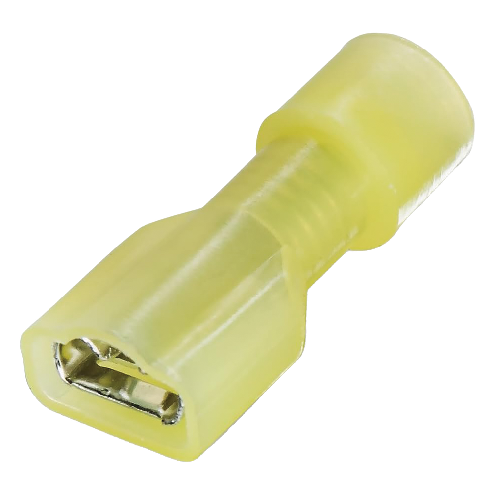 Terminal hembra aislada completa / para cables 12-10 AWG / Para baterías con terminal F1 / Paquete de 25 piezas