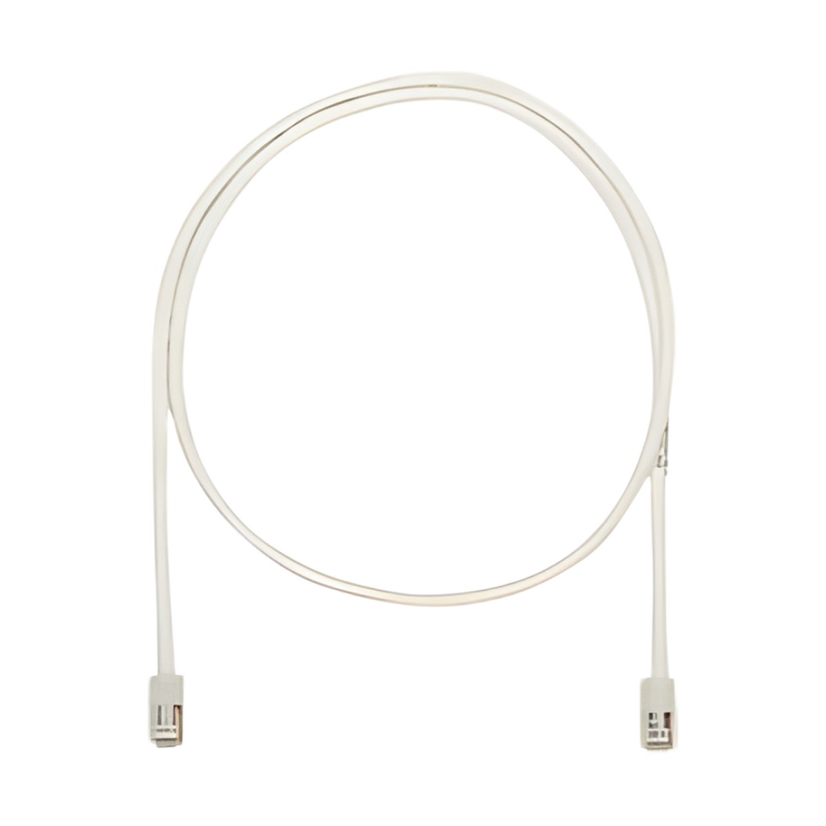 Cable de Parcheo UTP Categoría 5e, con Plug Modular en Cada Extremo - 2 Metros (6.56 Pies) - Blanco Mate