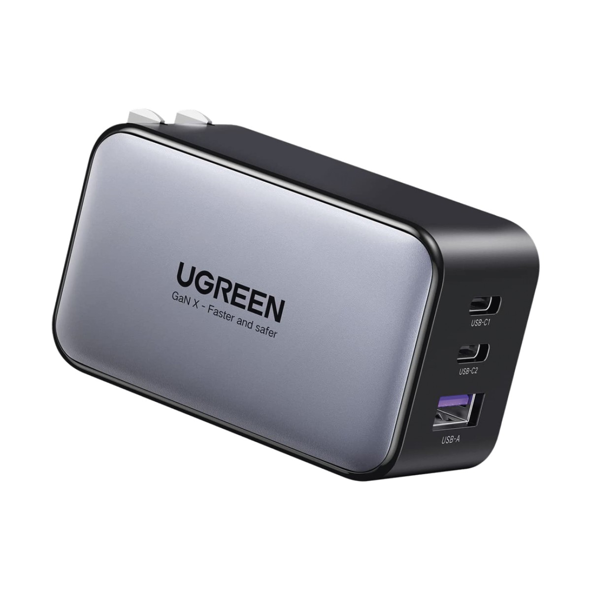 Cargador de 65W serie Nexode | 3 Puertos de Carga Rápida | 2 USB-C | 1 USB-A | Tecnología GaN II | Power Delivery 3.0 | Quick Charge 4.0 | Chip Confiable y Carga Inteligente | Optimiza la Experiencia de Carga | Carcasa Ignifuga