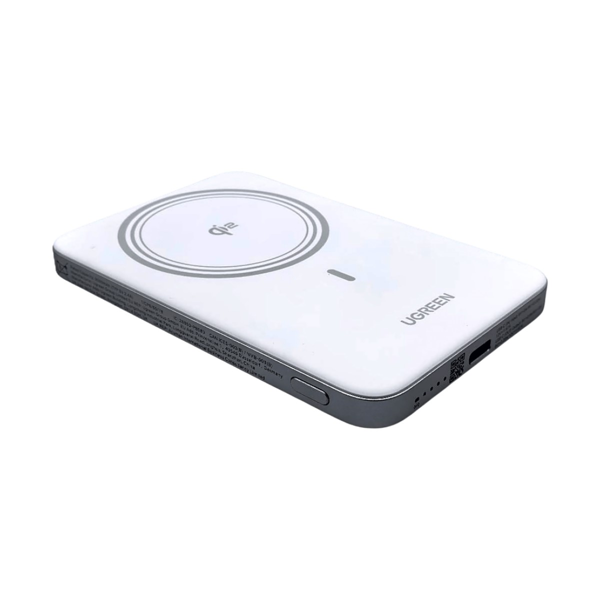 Power Bank Magnético Inalámbrico / 5000 mAh / 20W USB-C PD3.0 + 15W Carga Inalámbrica / Compatible MagSafe y Qi / Diseño Ultrafino 8.6 mm (0.3 in) / Carga Simultánea Cable + Inalámbrica / Bater&iacute