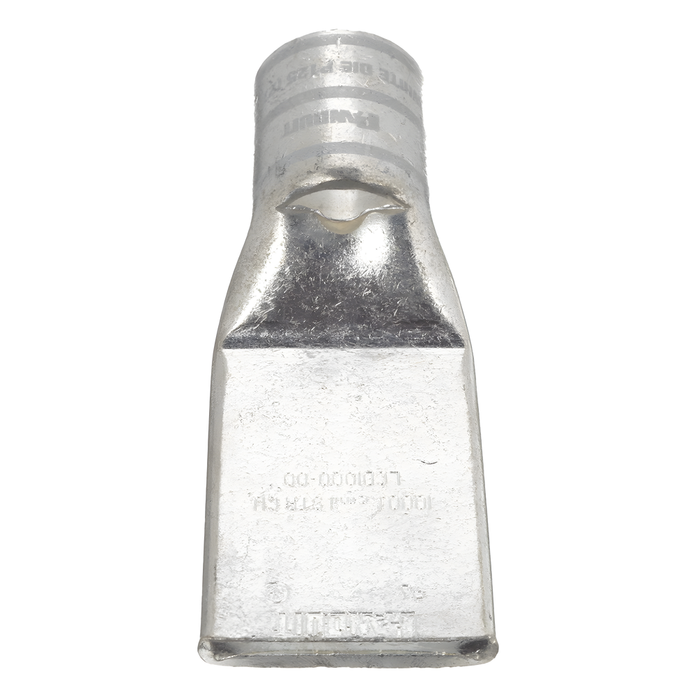 Zapata de compresión LCD1000-00-3 para cal. 1 Kcmil, Lengüeta recta, Ancho 55.11mm, Longitud 146.55mm. 1 pz