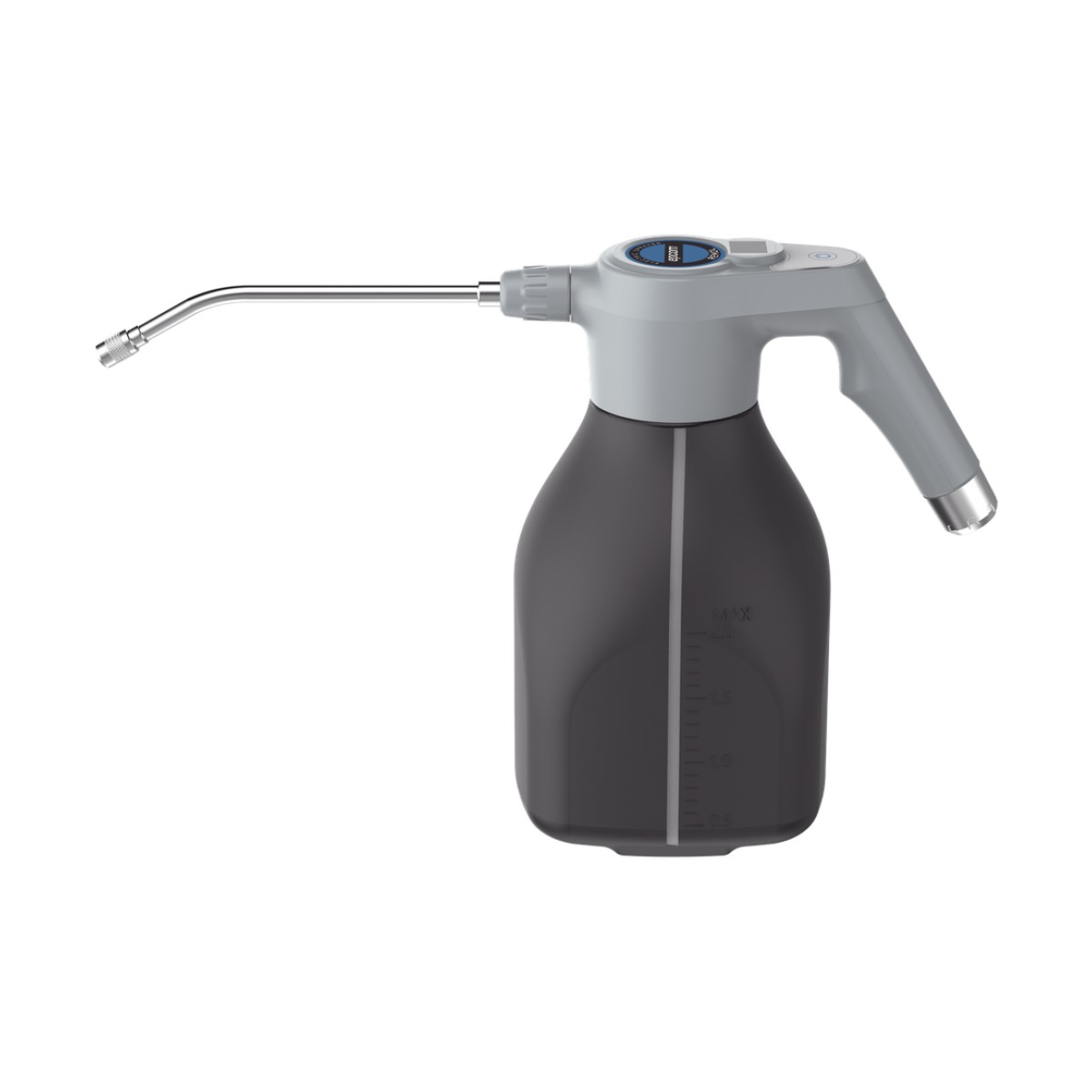 Pulverizador Eléctrico de Mano REM2L / 2 Litros Capacidad / Motor Micro Alta Velocidad / Puerto USB Tipo-C / LCD Indicador Batería / Resistente Ácidos y Álcalis / 0.3-0.5 L/min Flujo / 3-7V 2200mAh