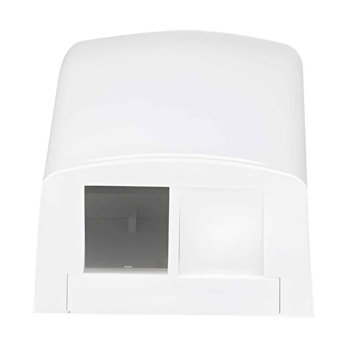 Caja de Montaje en Superficie, Para 2 Módulos Keystone, Color Blanco