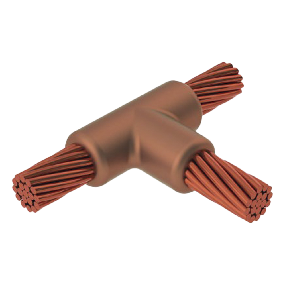 Molde para Soldadura Exotérmica tipo T para cable 2/0 AWG - 2/0 AWG.