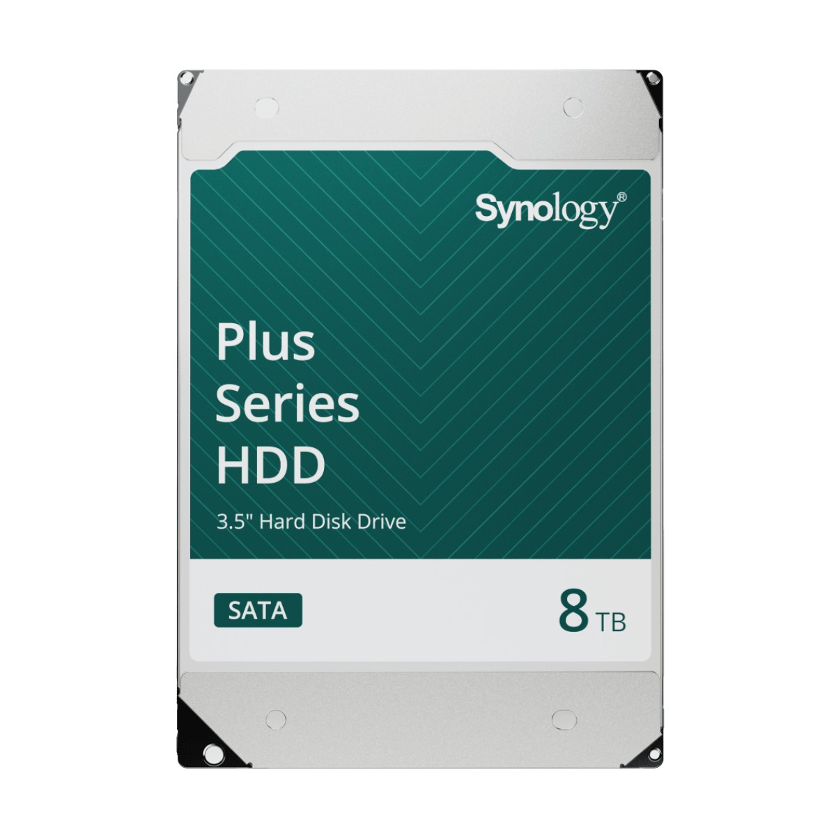Disco Duro SATA de 3.5" Serie Plus | Capacidad 8TB | Tecnología CMR | MTBF de 1.2 Millón de Horas | Carga de Trabajo de 180 TB/Año | Compatible con Synology DSM.