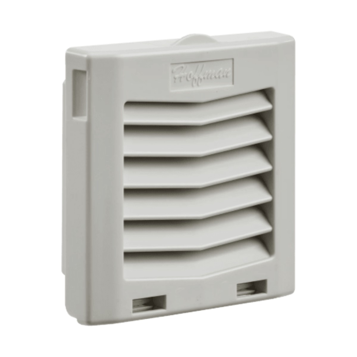 Rejilla de Escape para Ventilador con Filtro HG / Protección IP54 / Compatible con Ventiladores HF04 de 4 in (102 mm) / De Plástico / Color Gris Claro