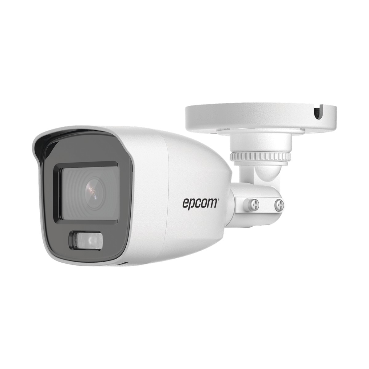 [Dual Light + ColorVu] Bala TURBOHD 3K / 20 mts IR + 20 mts luz blanca / Lente 2.8 (105° de Visión) / Exterior IP66 / Audio por Coaxitron / TVI-AHD-CVI-CVBS / Metal / Smart-Hybrid light
