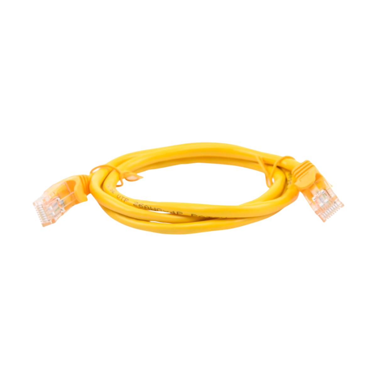Cable de Parcheo UTP Cat5e - 1 Metro (3.28 Pies) - Amarillo