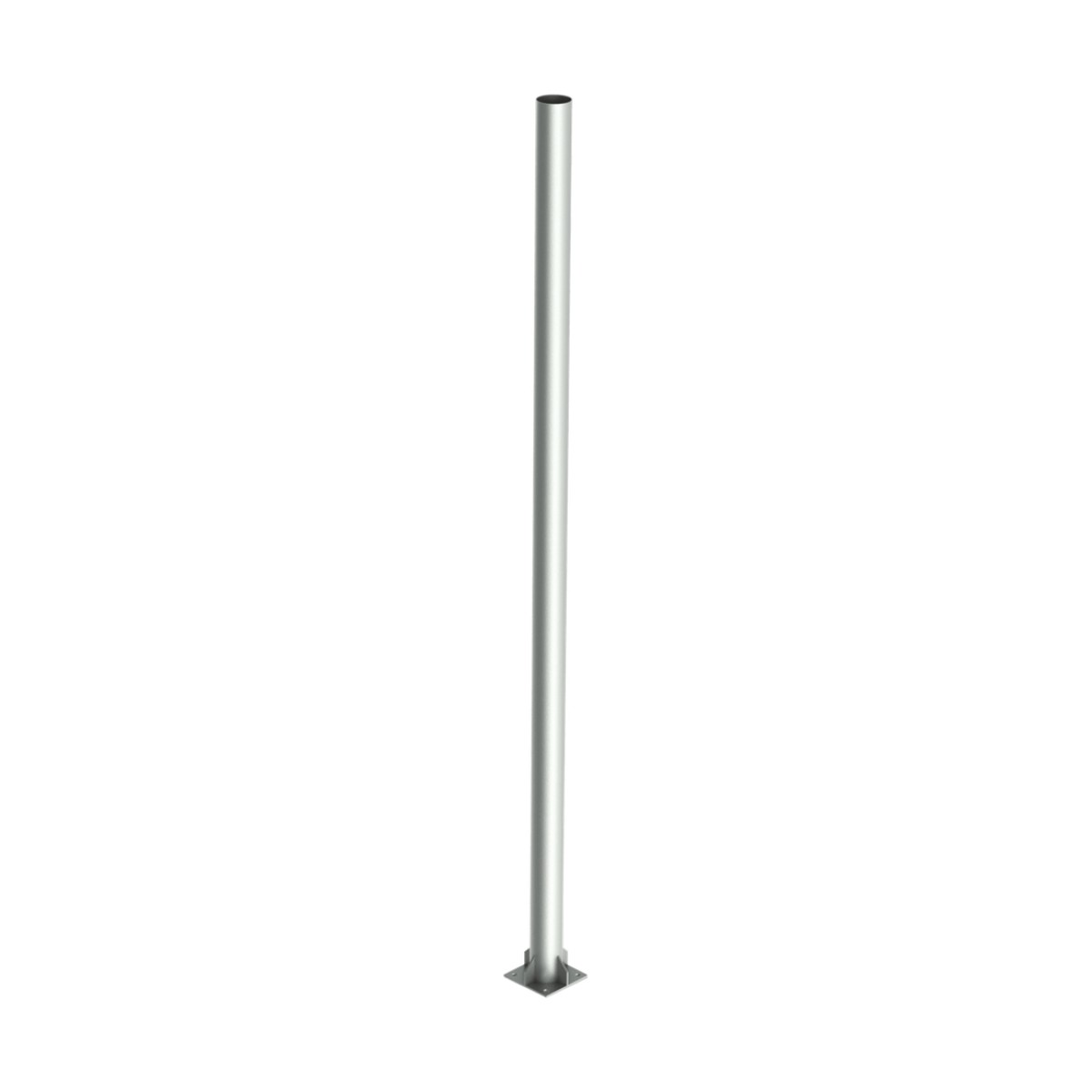 Poste de Acero Galvanizado para Videovigilancia, 6 m de altura.