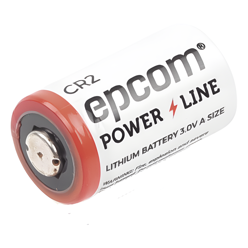 Batería de Litio CR2 / 3V / 850 mAh / No Recargable / Sello Hermético Vidrio-Metal / Operación -40°C a +60°C
