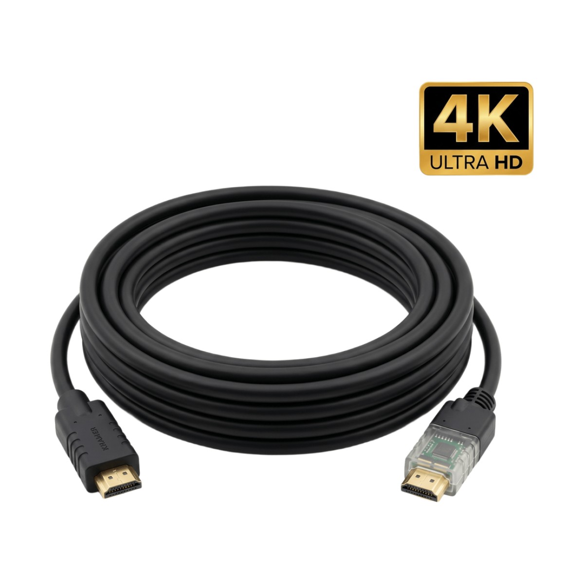 Cable HDMI Activo 4K a 60Hz | HDR, Triple Blindaje, K-Lock | CA-HM (25 mts / 82 ft)