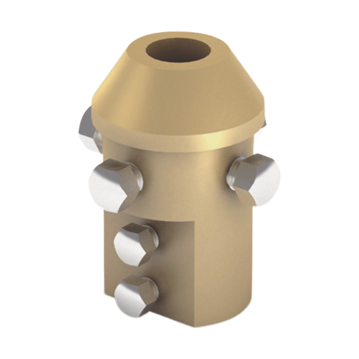 Adaptador de Punta Pararrayo PDC en Mástil 1 1/2".