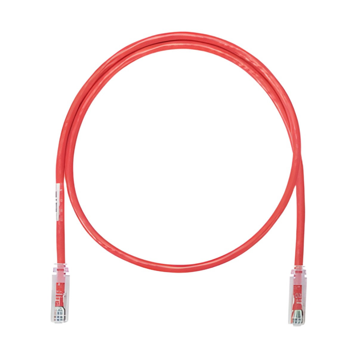 Cable de Parcheo UTP Categoría 6, con Plug Modular en Cada Extremo - 3 Metros (9.84 Pies) - Rojo