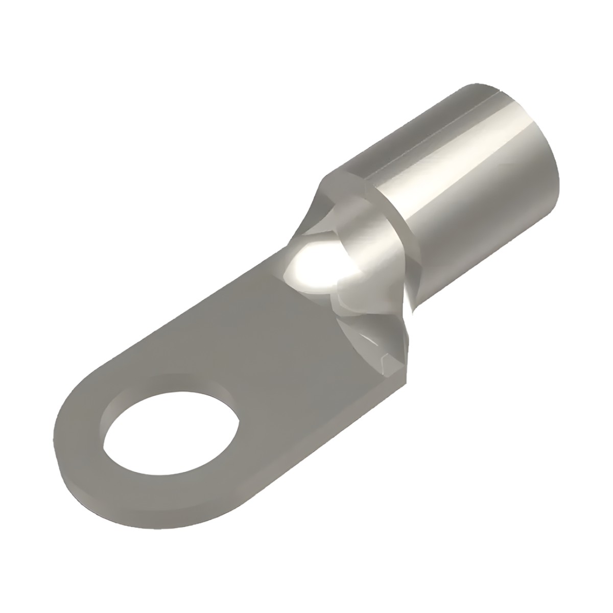 Zapata Terminal de Ojillo para Tornillo 3/8 " (10 mm)  y Calibre 8 AWG.