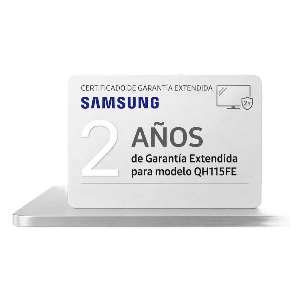 Extension de garantia para pantallas profesionales modelo QH115FE
