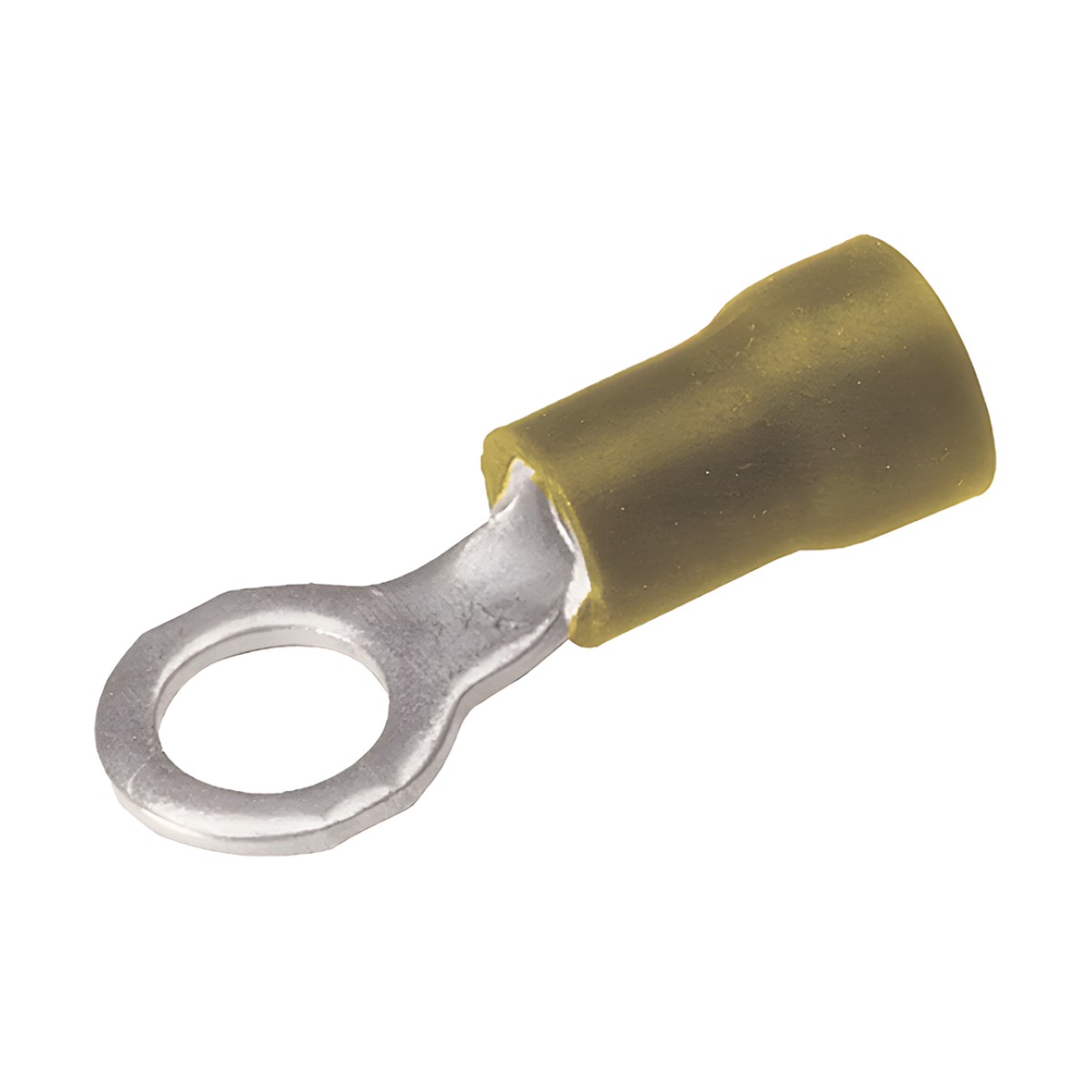 Zapata Terminal de Ojillo  para Tornillo 5/16 in (8 mm)/ Calibre 12-10 AWG / Con Aislamiento de Vinilo.