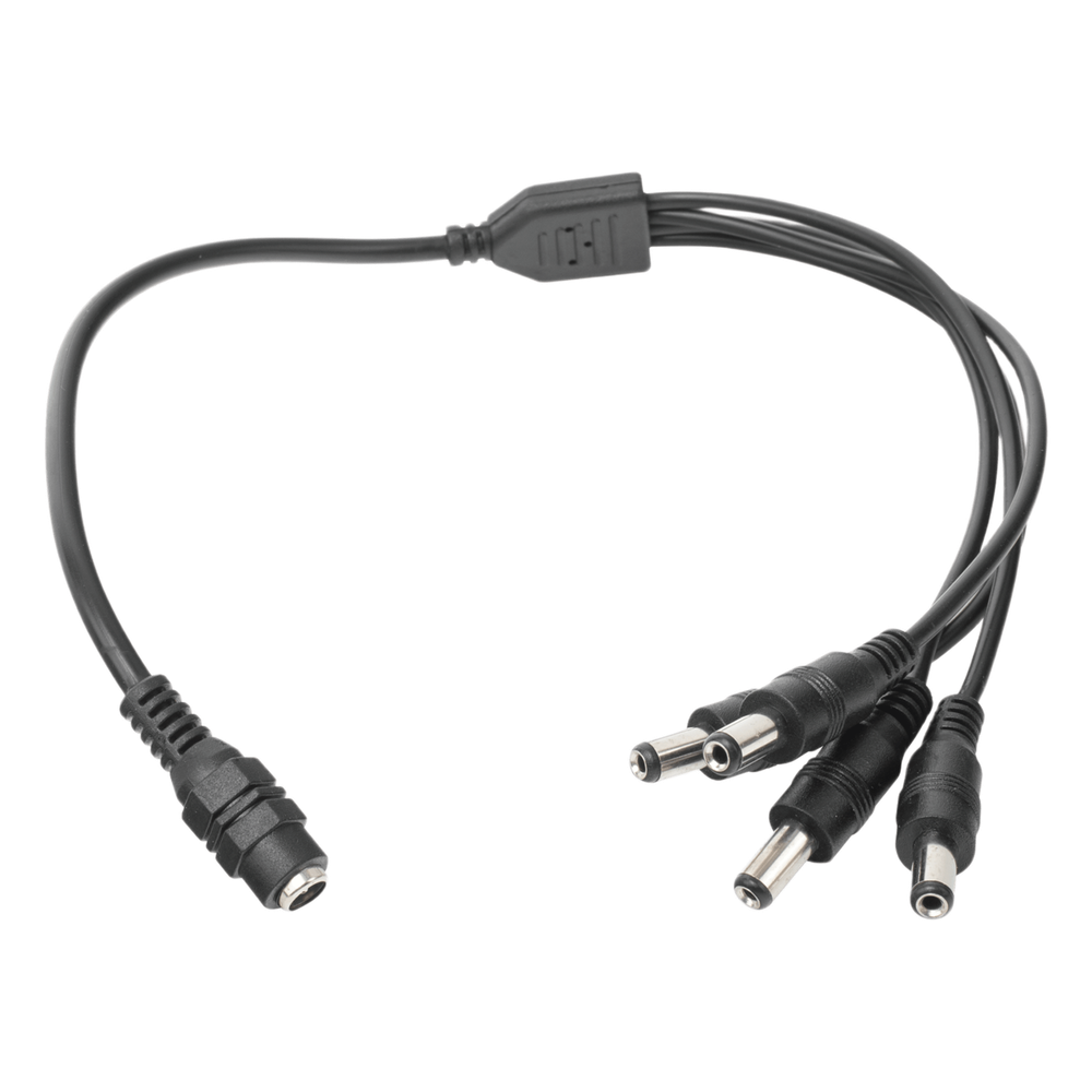 Cable con Conector Jack Hembra de 3.5 mm con 4 Salidas de Jack Macho (Divisor de Energía) / Tipo Pulpo / 4 Conectores Macho / 1 Conector Hembra / Jack de 3.5 mm
