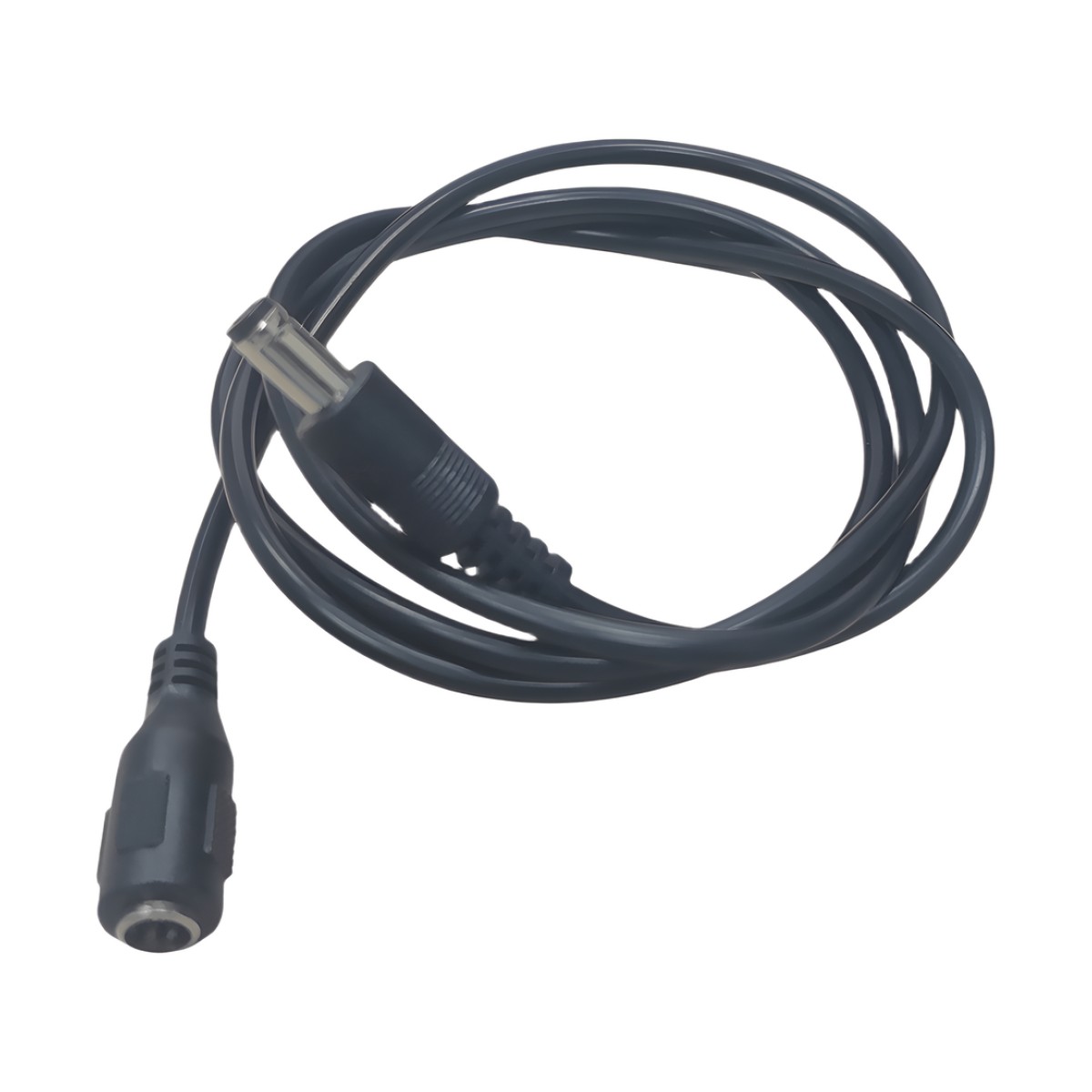 Cable con Conector Macho  ahembra (Pigtail) | Forro negro |  Alimentación para Vcc | Polarizado | Largo 1 metro | Calibre 22AWG.
