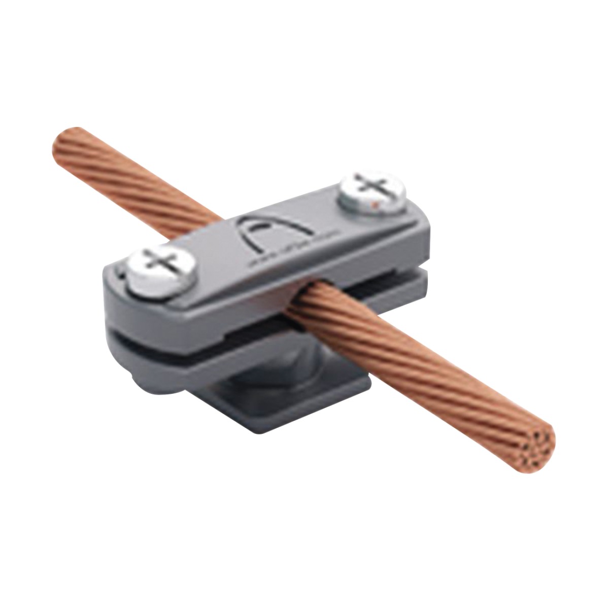 Grapa de Nylon / Cable 6-10 mm o Pletina 30x2-30x3.5 mm / Elevación 17 mm / Incluye Taco y Tornillo / Cumple UNE 21186